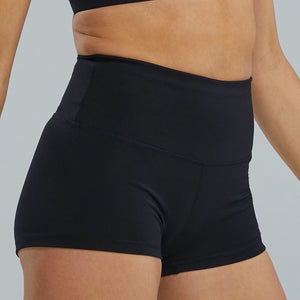 Malla corta TYR BASE KINETIC 2 pulg tiro alto negro