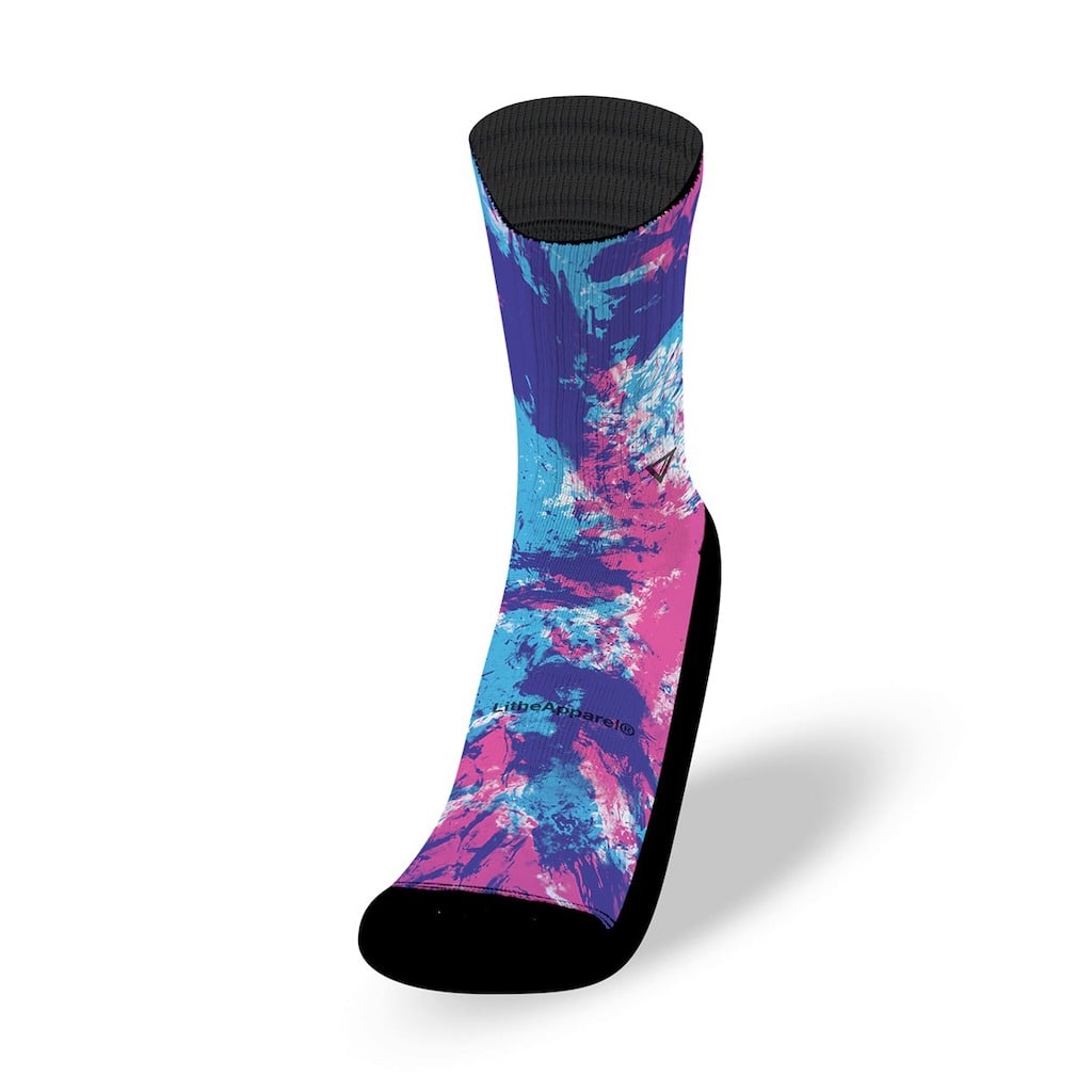 calcetines litheapparel tie dye multicolor