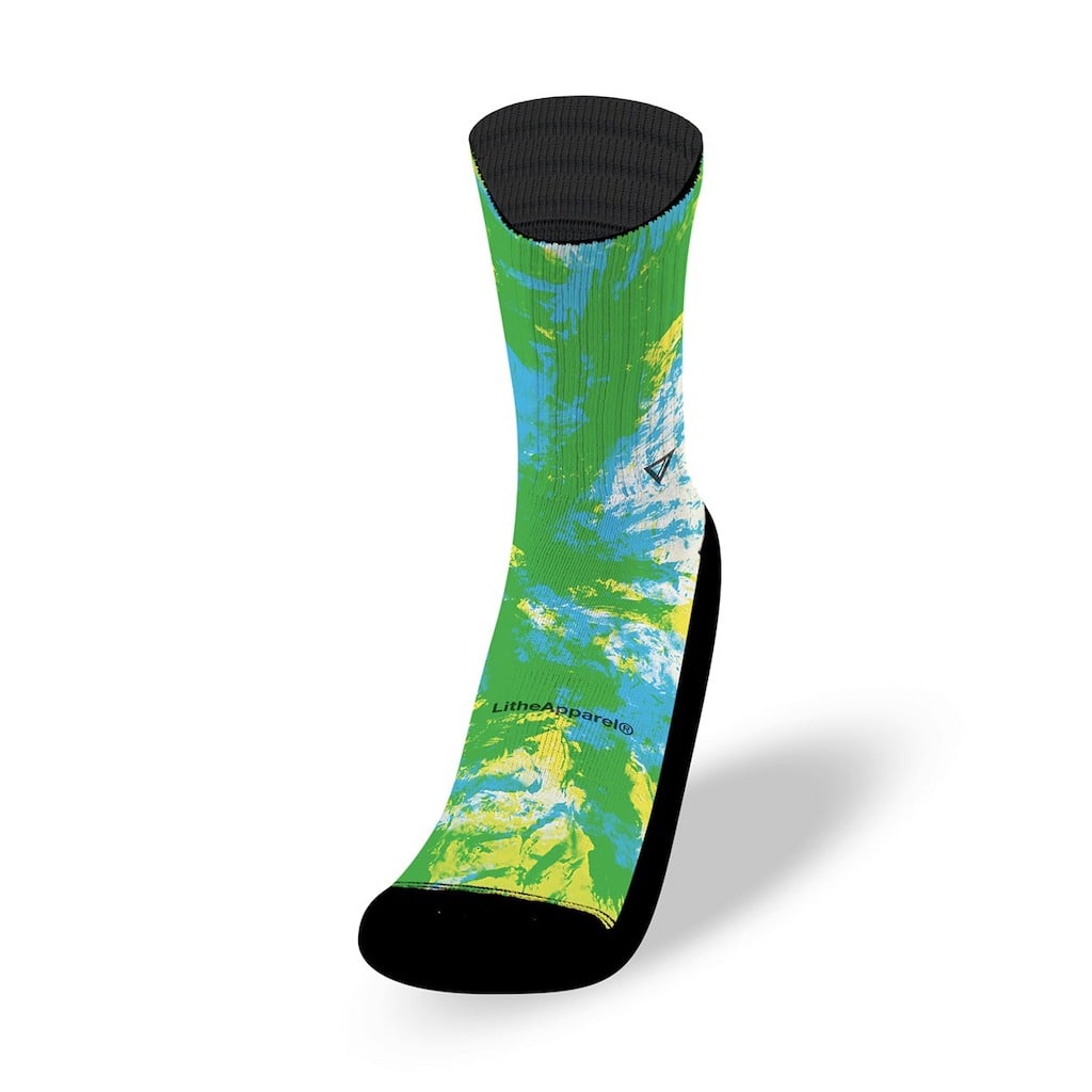 calcetines litheapparel tie dye multicolor
