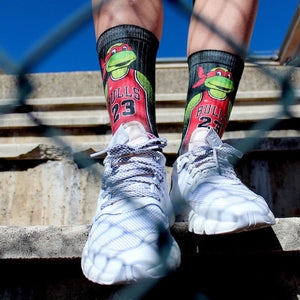 RX0031-lithe-raphael-jordan-bulls-nba-23-basket-socks-red-black