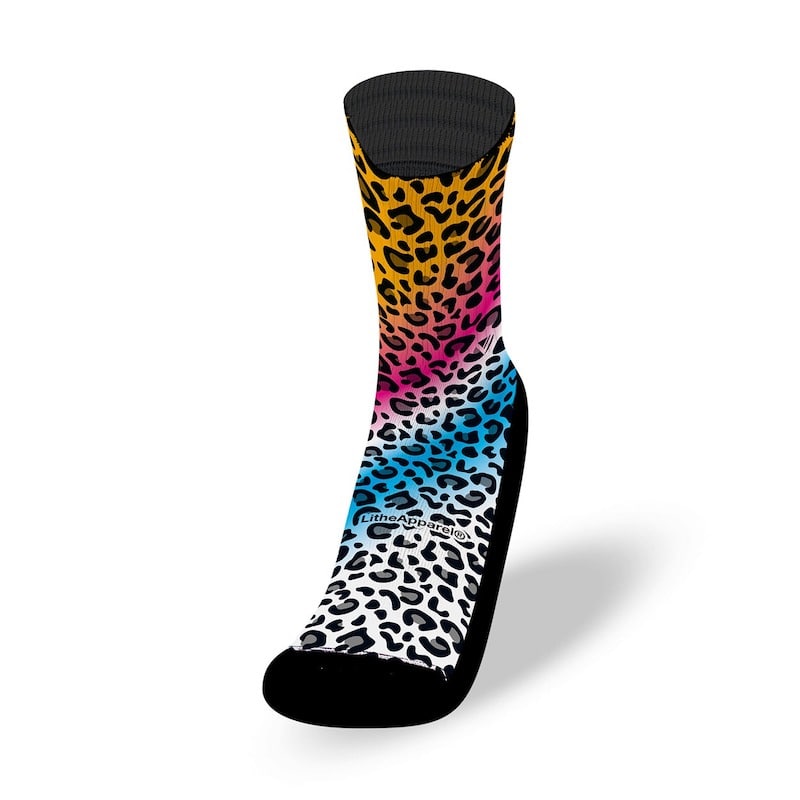 calcetines litheapparel leopardo multicolor