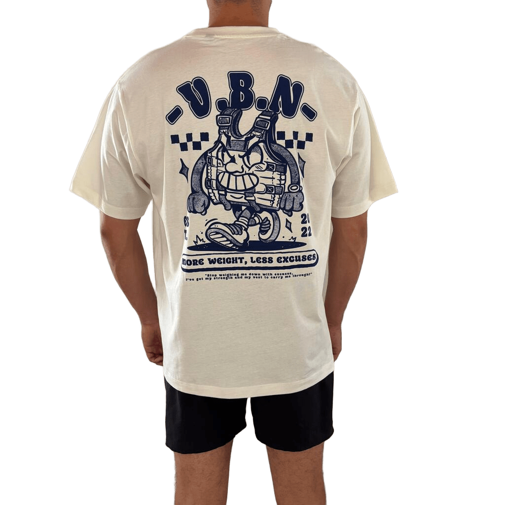 Camiseta oversize More Weight Less Excuses
