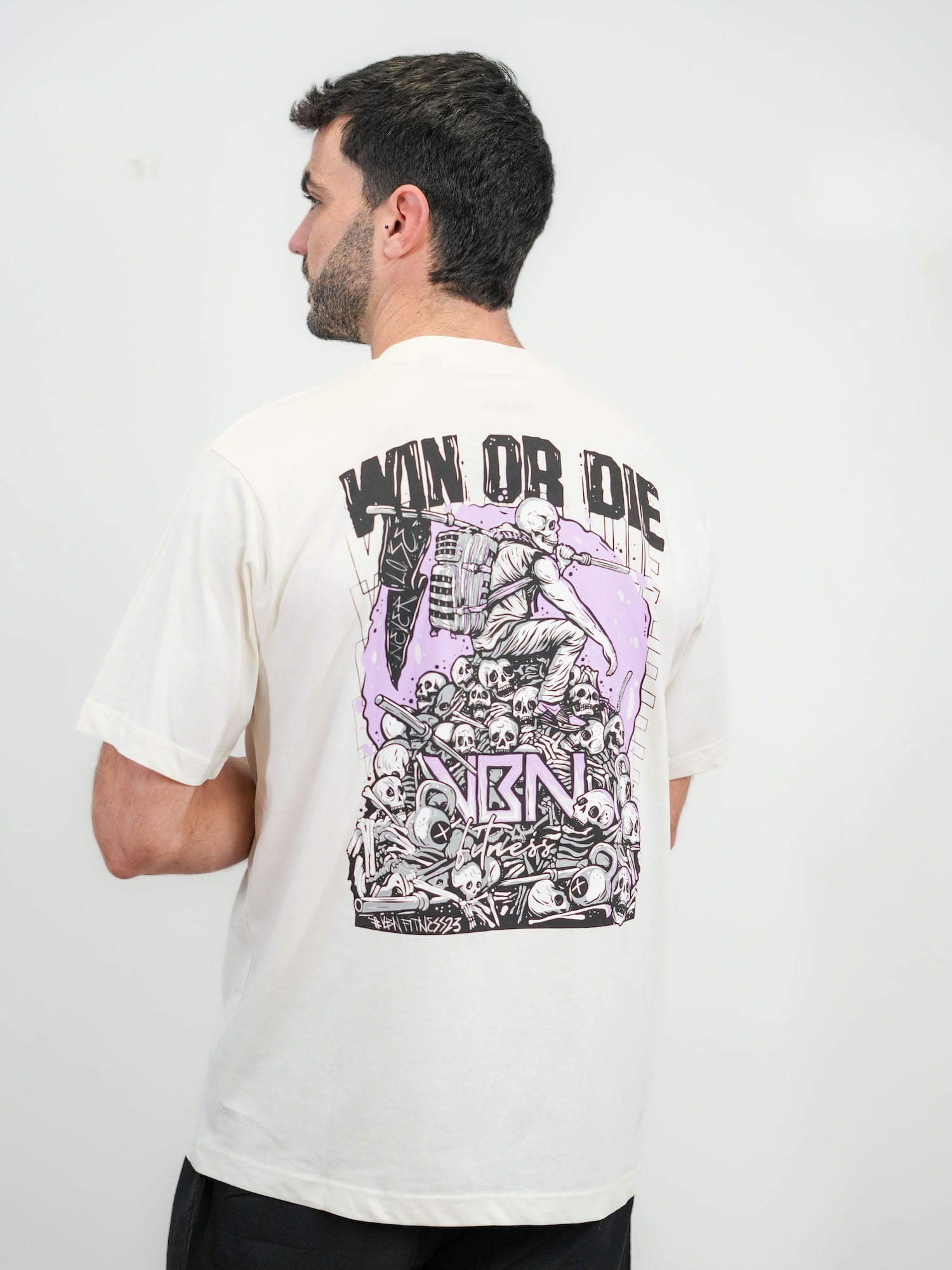 Camiseta oversize WIN OR DIE