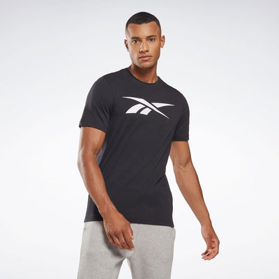 Camiseta Reebok Graphic Series Vector - Negra