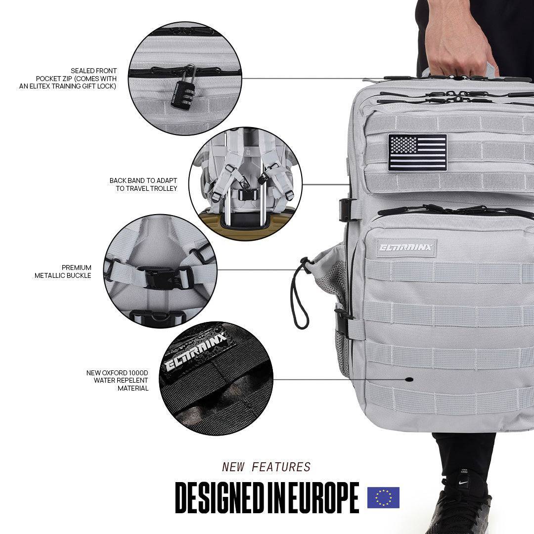Mochila táctica Elitex Training V1 45L All in - Silver
