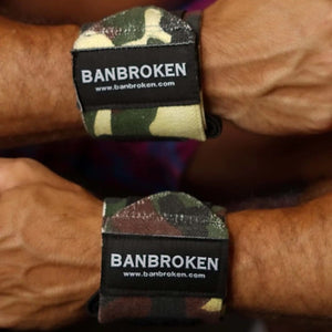 muñequera elastica banbroken camo velc