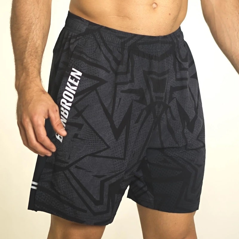 pantalon corto hombre banbroken athlete black