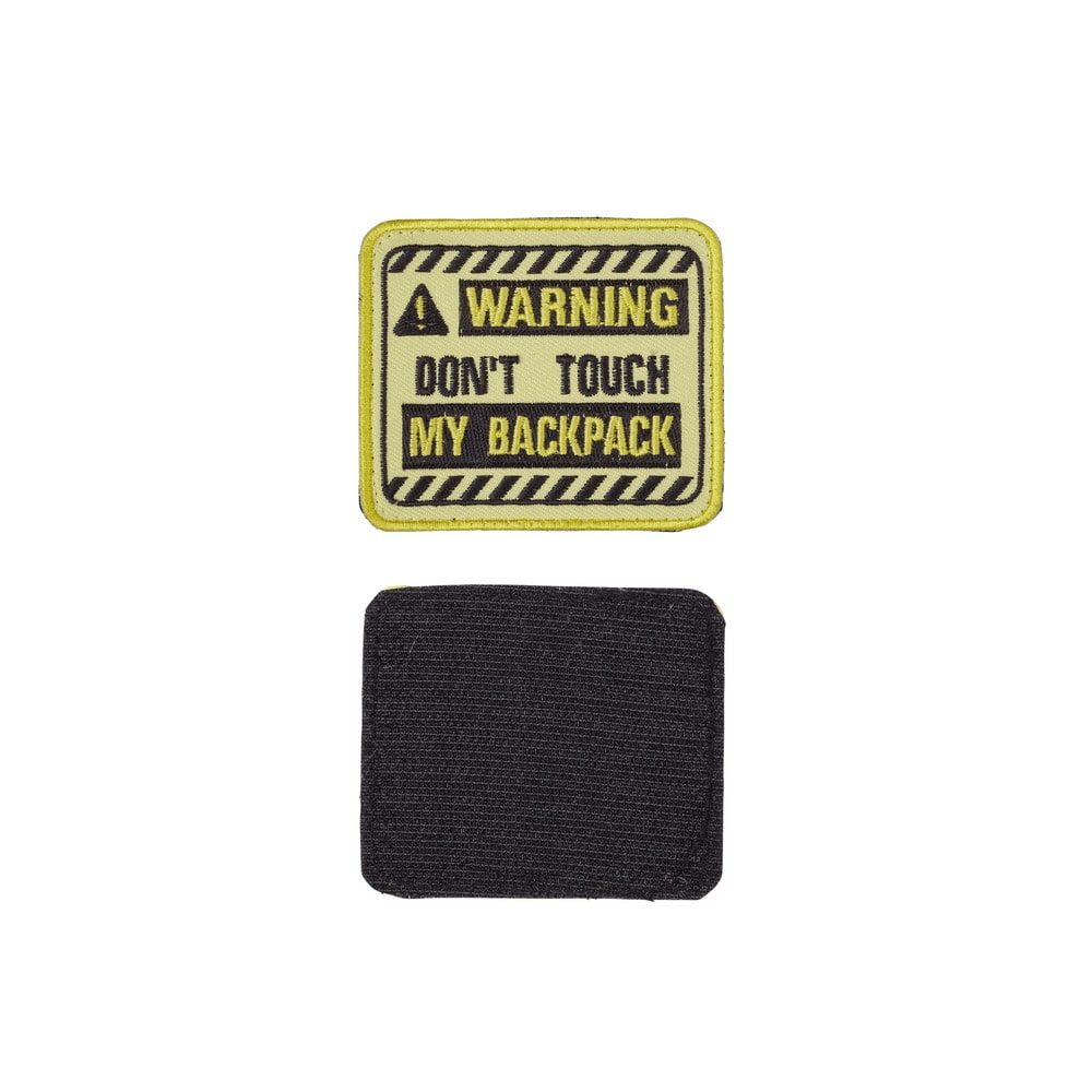 Parche Don't touch my backpack