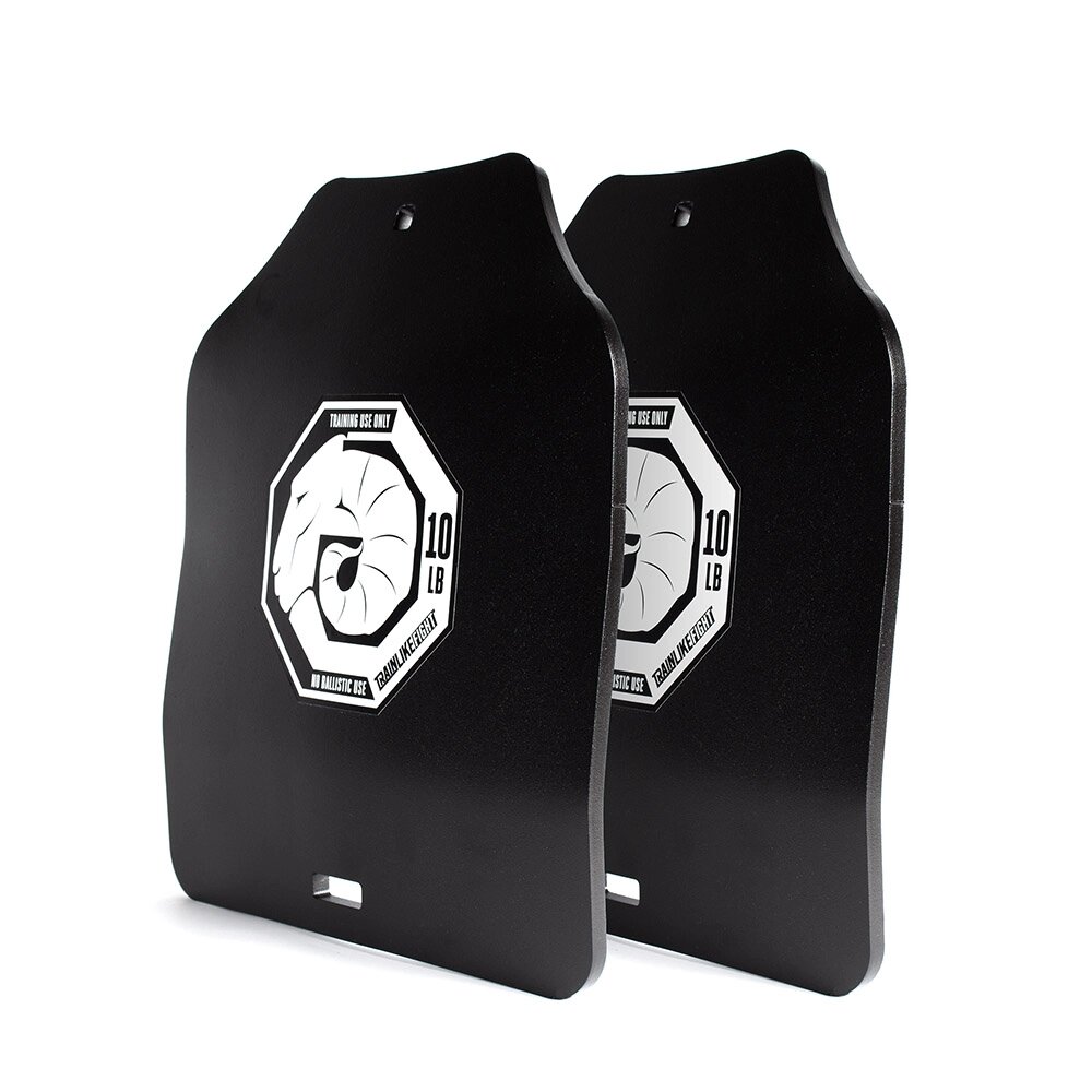 placas chaleco lastrado triple curve 10lb trainlikefight