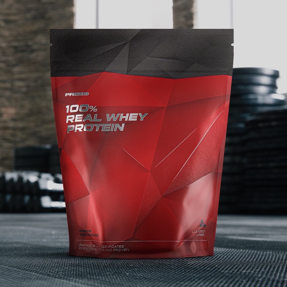 Proteína concentrada Prozis Whey (1Kg) - Brownie de chocolate