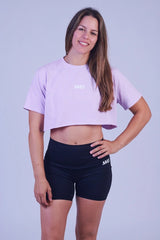 Camiseta corta m4u oversize essential rosa