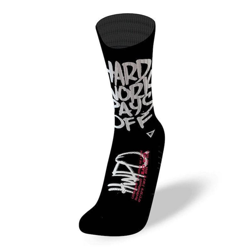 calcetines litheapparel hard work pays off black 22