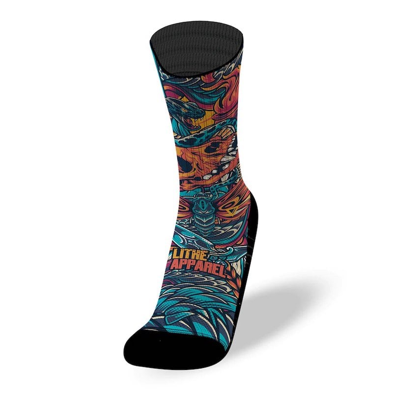 calcetines skull & snakes litheapparel