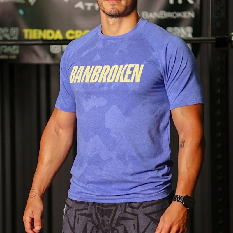 camiseta hombre ubuntu blue banbroken