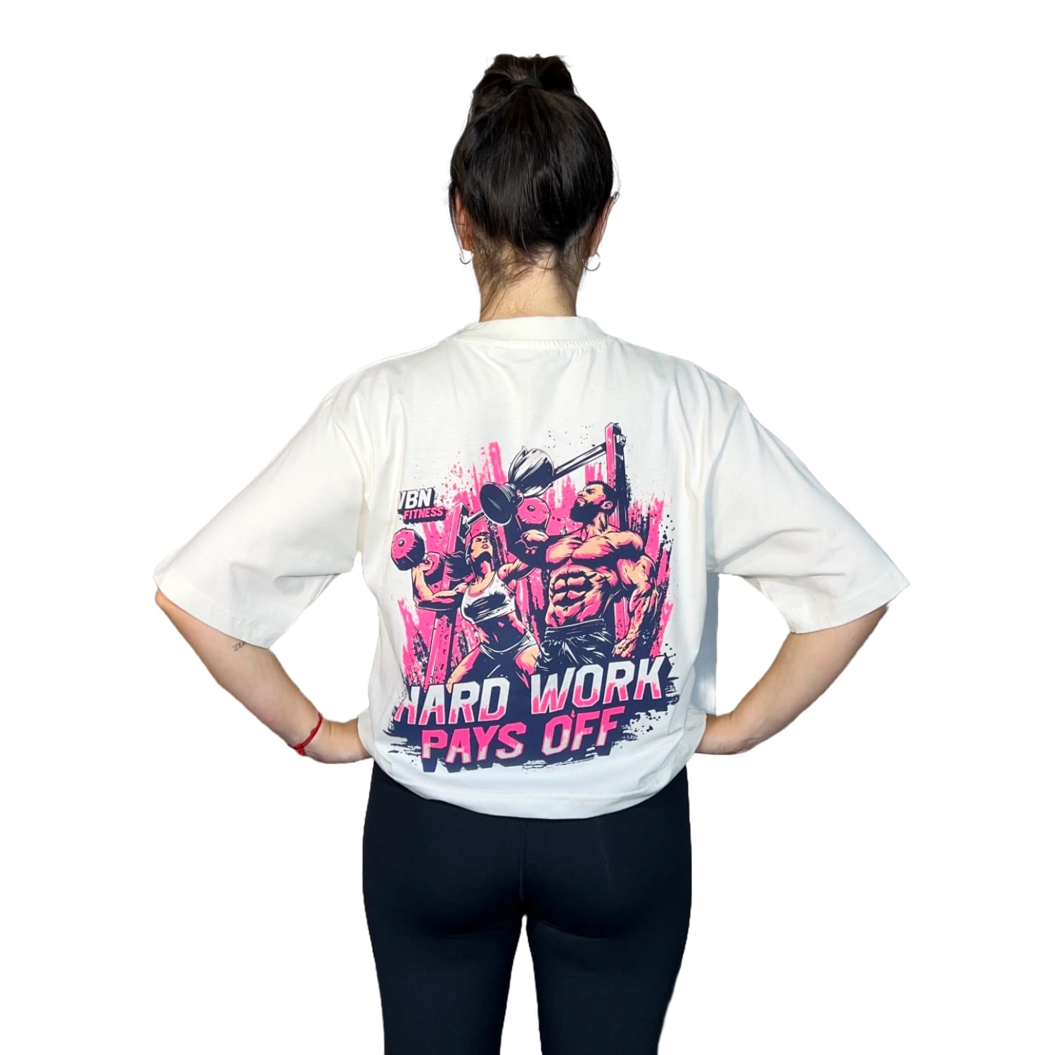 Camiseta corta oversize Hard Work Pays Off