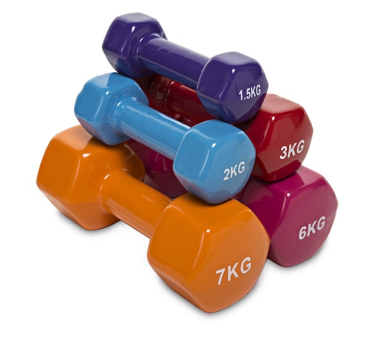 mancuernas vinilo vbn fitness
