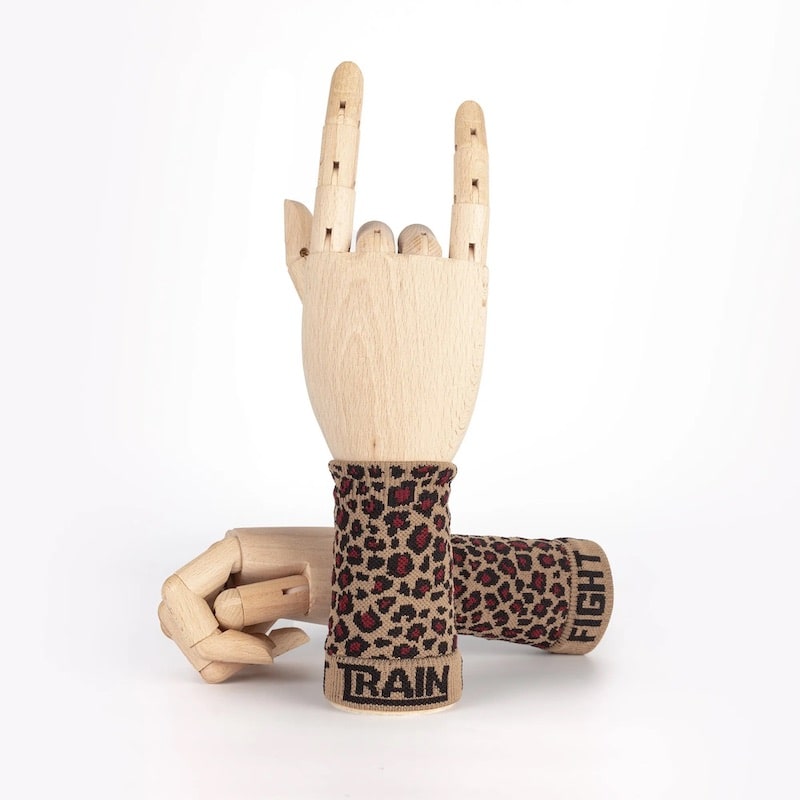 muñequeras tecnicas air bands edicion leopardo trainlikefight