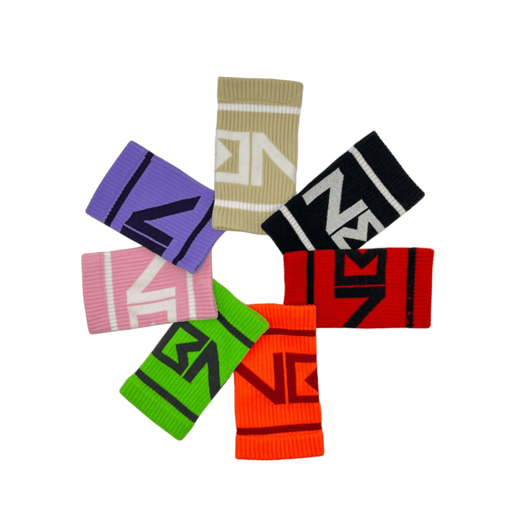 Pack muñequeras de tela flexible