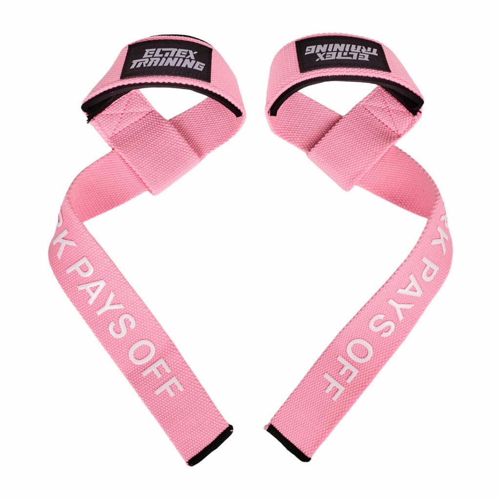 Straps de halterofilia Elitex Training - Rosa